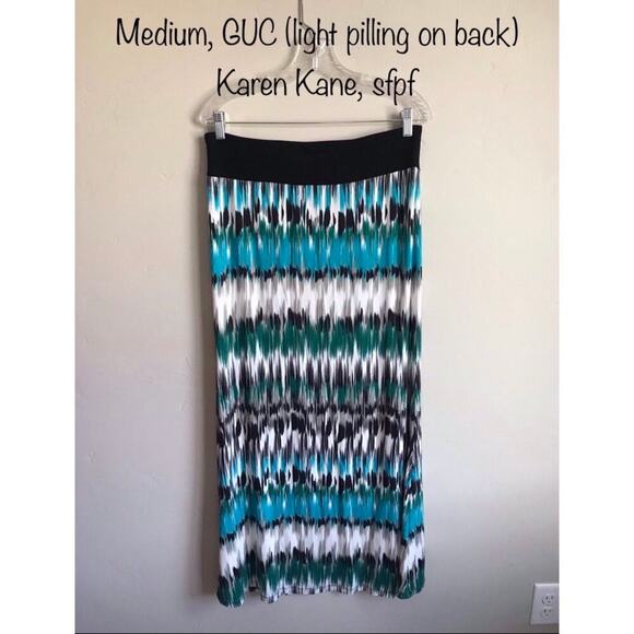 Karen Kane Medium Multicolored Maxi Skirt - Picture 1 of 2